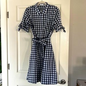 Calvin Klein Gingham shirt dress - size 8. Worn once.